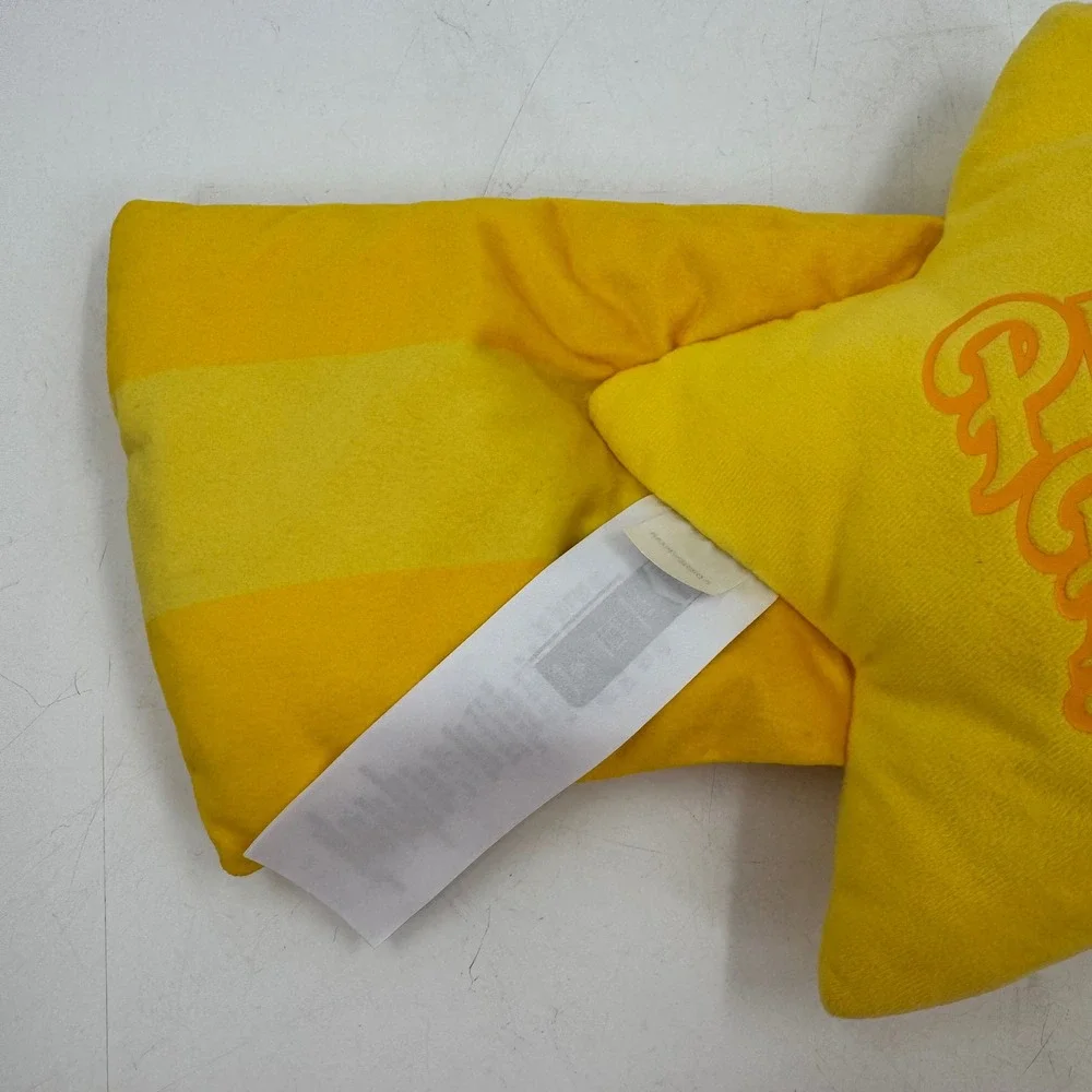 Disney Pixar Pier Yellow Star Plush Pillow Toy Face Tail Stuffed‎